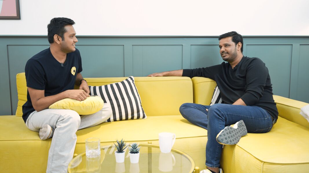 Recording a podcast with pineapple