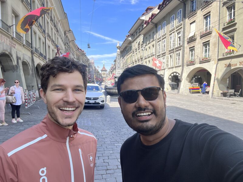 With raphael schaad in bern