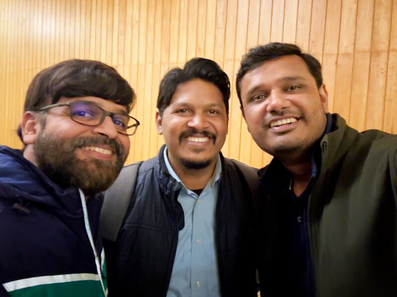 Aakash kumar, kshitiz anand and me