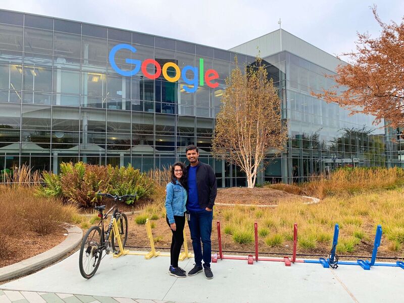 At the googleplex with shachi