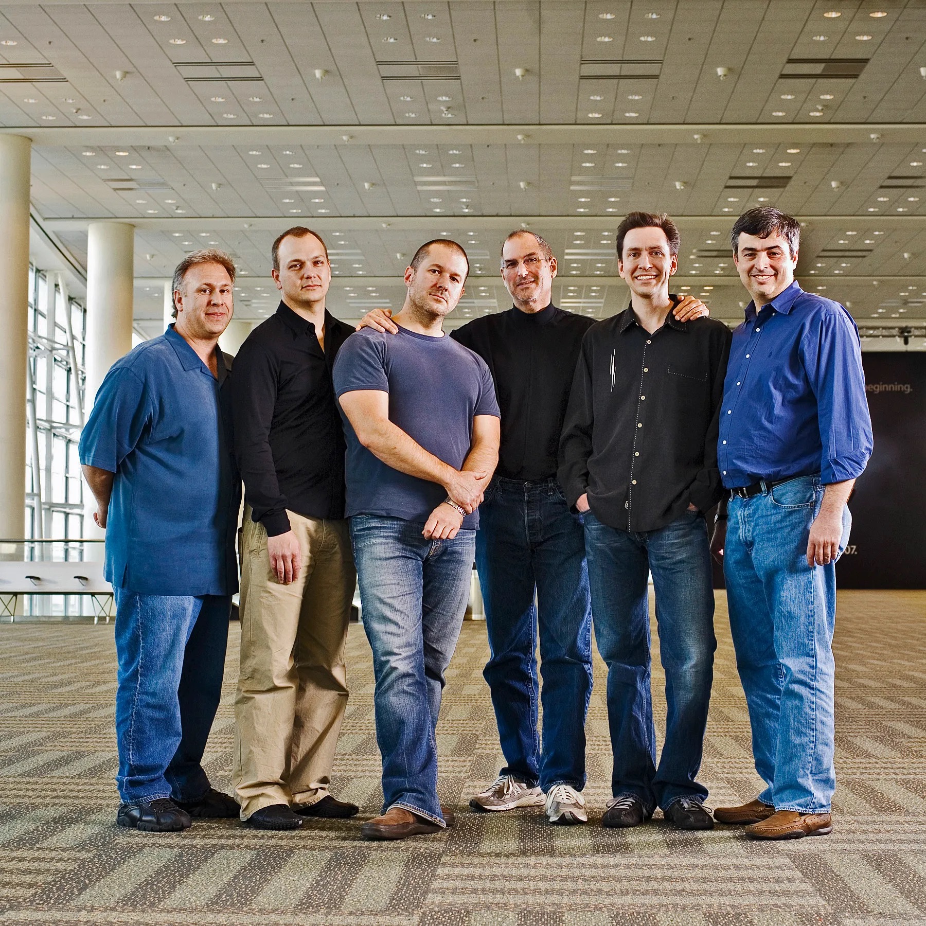The original iPhone team at Apple in 2007