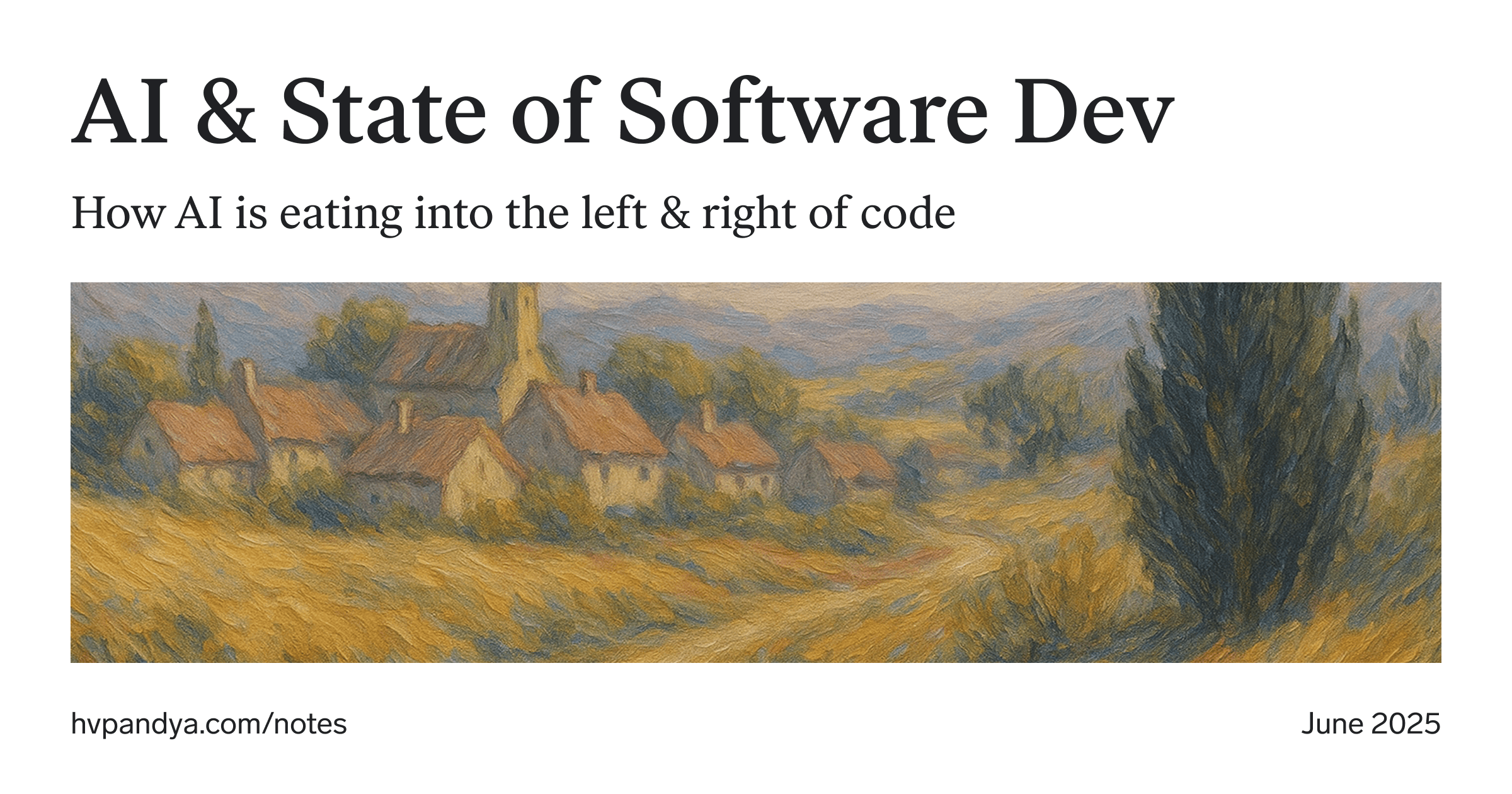 AI and State of Software Development