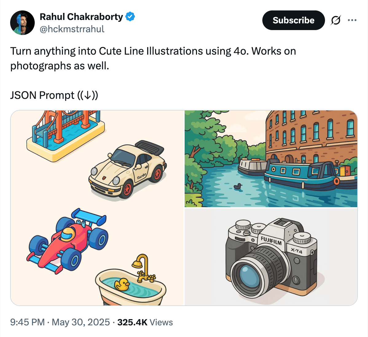 Rahul's tweet
