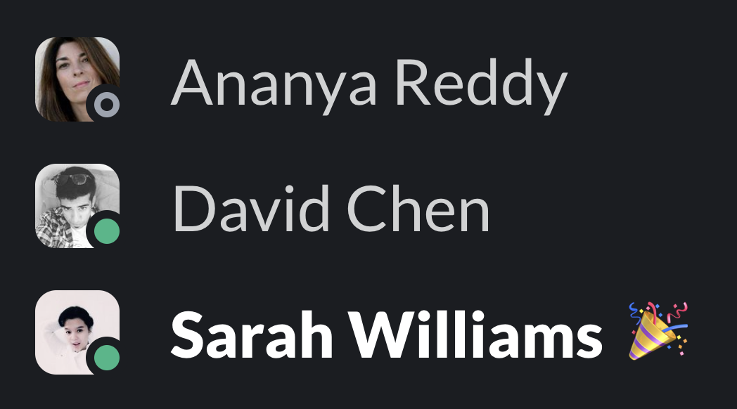 Online offline badges