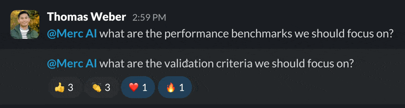 Reacting with emojis