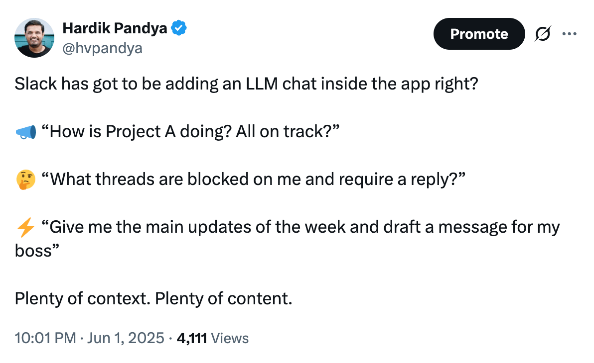 Hardik's tweet